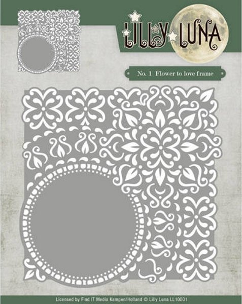 Yvonne Creations Yvonne Creations - Lilly Luna - Flowers to love frame Die
