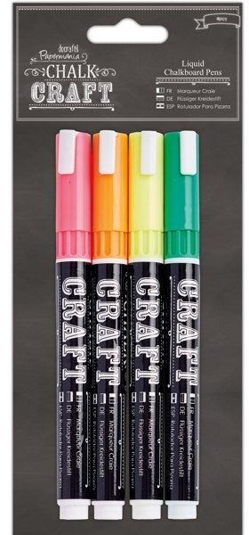 West Design Papermania Liquid Chalk Board Pens Set of 4