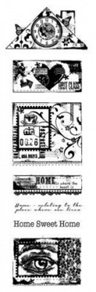 Woodware Woodware - Clear Magic - Build A Home Stamp