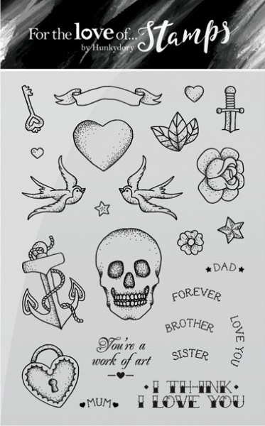 Hunkydory Hunkydory For the Love of Stamps - Tattoo Art