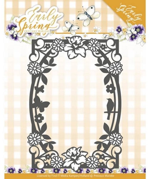 Precious Marieke Precious Marieke Early Spring Dies - Spring Flowers Rectangle Frame