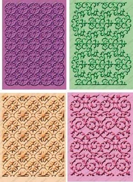 Cricut Cuttlebug® Cricut® Paper Lace 2 Embossing Folder 4pk