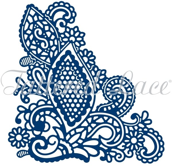 Tattered Lace Tattered Lace Paisley Corner Die