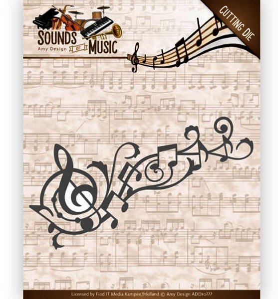 Amy Design Amy Design Sounds of Music - Music Swirl Die