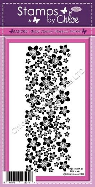 Stamps by Chloe Stamps by Chloe - Solid Cherry Blossom Border £5 OFF ANY 4 CHLOE