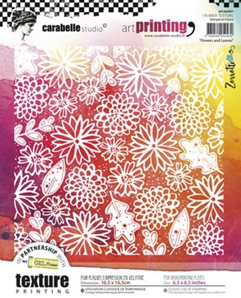Carabelle Carabelle Studio Art Printing Square : Flowers and Leaves by Zorrotte