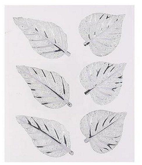 Dawn Bibby Dawn Bibby Creations - Clear Set of 6 Crystal Leaf Adhesives - (DBG01-CL)