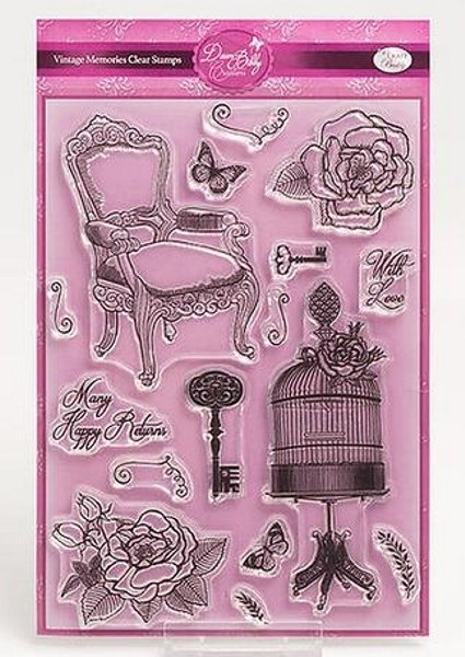 Dawn Bibby Dawn Bibby Creations - Vintage Memories Clear A5 Stamp Set