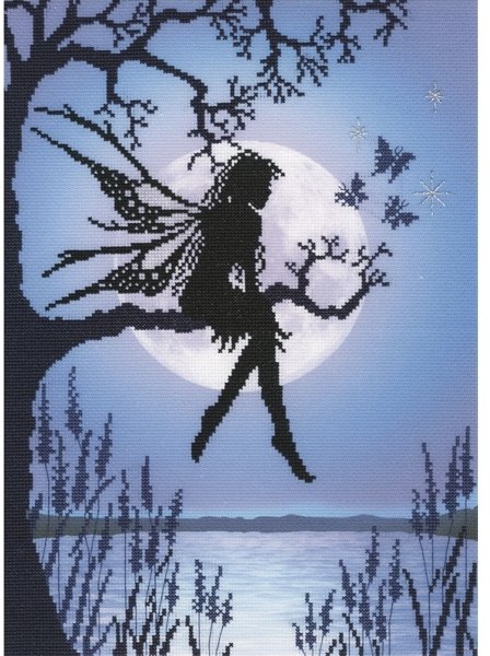 Bothy Threads Bothy Threads Enchanted Luna Fairy by Lavinia Stamps Counted Cross Stitch Kit XE7P