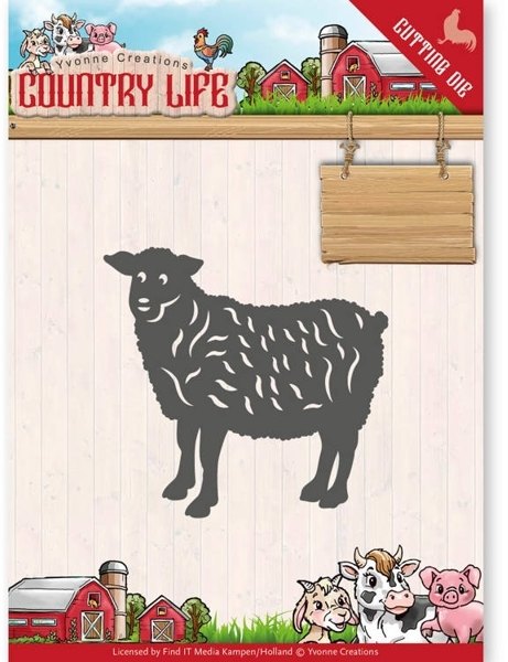 Yvonne Creations Yvonne Creations Country Life Dies - Sheep