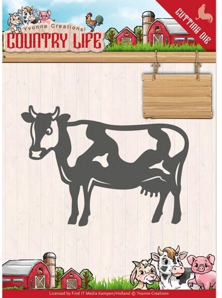 Yvonne Creations Yvonne Creations Country Life Dies - Cow