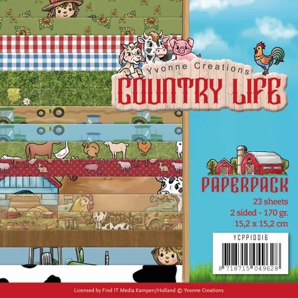 Yvonne Creations Yvonne Creations Country Life Paper Pack
