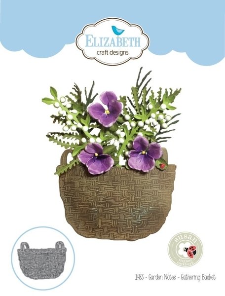 Elizabeth Crafts Elizabeth Crafts Designs - Garden Notes - Gathering Basket 1483