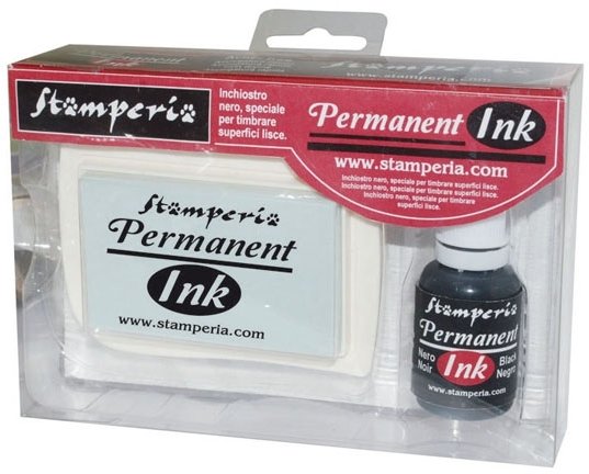 Stamperia Stamperia Permanent Ink - Black 20 ml