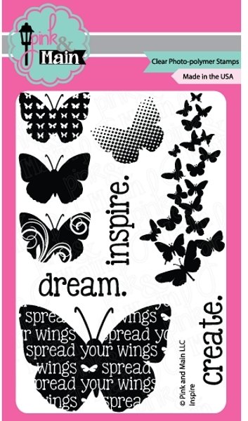 Pink & Main Pink and Main Clear A6 Stamp - Inspire PM0097