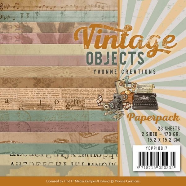 Yvonne Creations Yvonne Creations Vintage Objects - Paper Pack