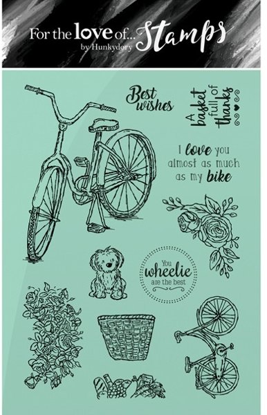 Hunkydory Hunkydory For the Love of Stamps - I Love My Bike