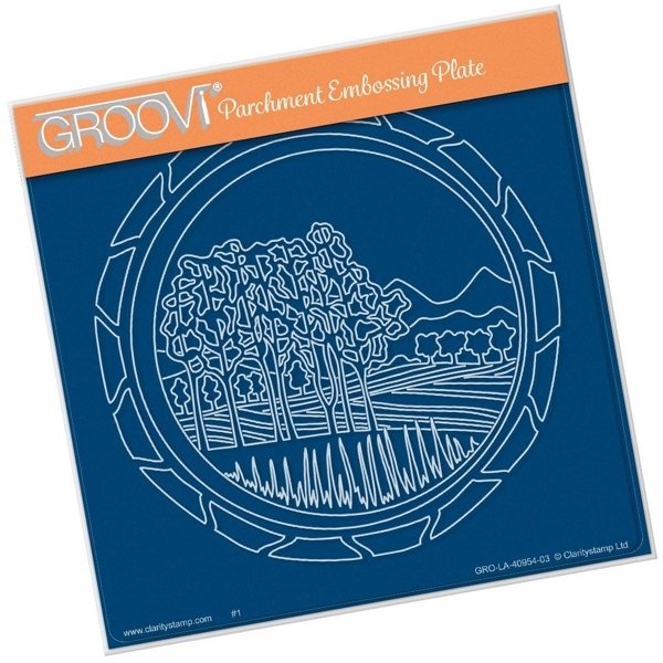Clarity Clarity Stamp Ltd Napa Valley A5 Square Groovi Plate