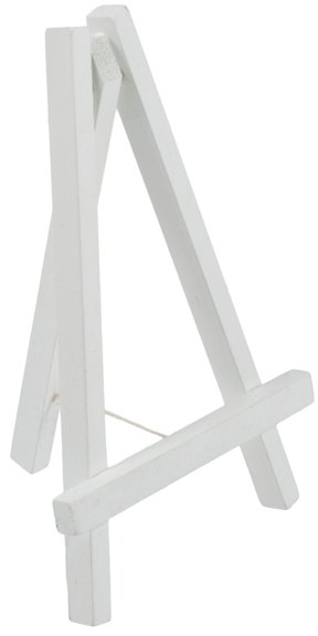 Groves Groves White Wooden Easel - 10 x 16cm - for Displaying Cards