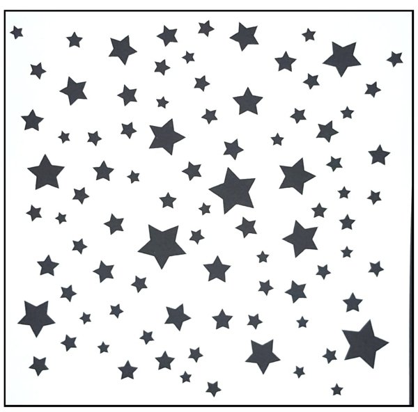 IndigoBlu Indigoblu Stencil - Stars (6'x 6') 3 FOR £10.49