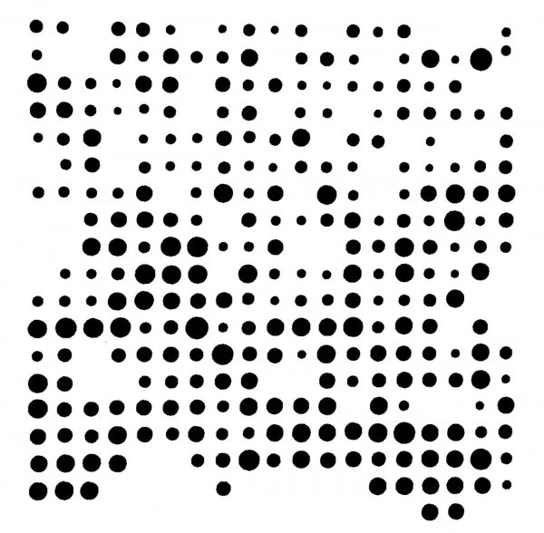 IndigoBlu Indigoblu Stencil - Faded Dots (6'x 6') 3 For £10.49