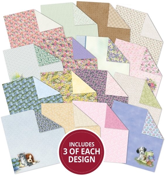 Hunkydory Hunkydory Return of the Little Paws Luxury 8x8' Paper Pad CLEARANCE