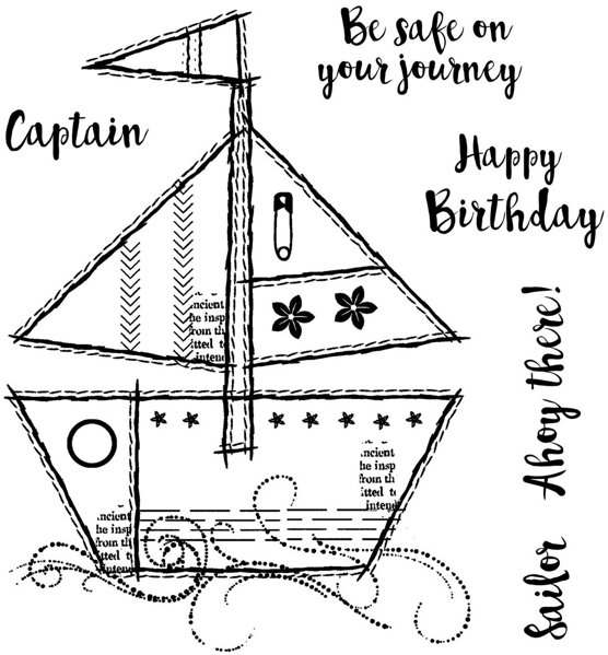 Woodware Woodware Clear Stamps - Sailboat