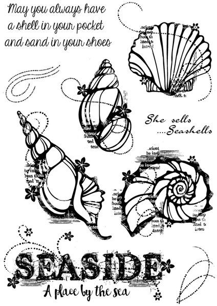 Woodware Woodware Clear Stamps - Seashells