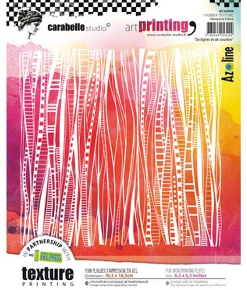 Carabelle Carabelle Studio Art Printing Square : De Lignes Et De Courbes By Azoline