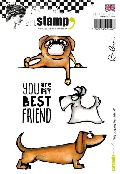 Carabelle Carabelle Studio Cling Stamp A6 : My Dog, My Best Friend by Alexi