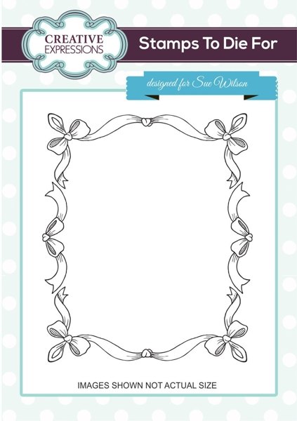 Creative Expressions Sue Wilson Stamps to Die For Tessa's Ribbon Frame