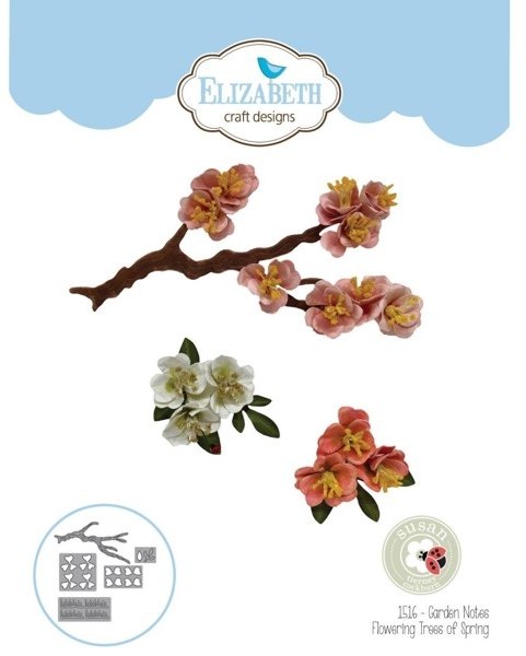 Elizabeth Crafts Elizabeth Craft Designs - Flowering Trees of Spring 1516