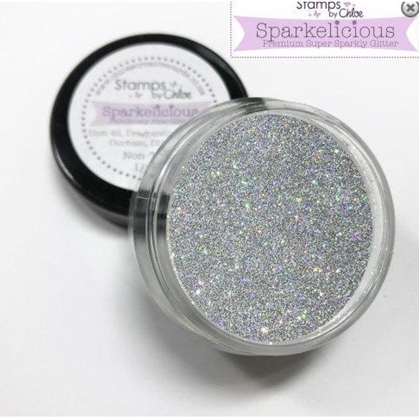 Stamps by Chloe Stamps by Chloe Sparkelicious Glitter Silver Frost £5 off any 3