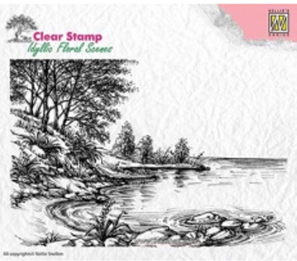 Nellie Snellen Nellie Snellen Clear Stamp - Waters Edge IFS006