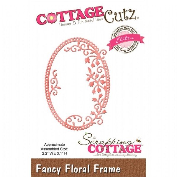 Cottage Cutz Cottage Cutz Die - Fancy Floral Frame