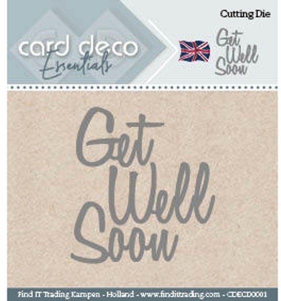 Card Deco Card Deco Cutting Dies - Get Well Soon
