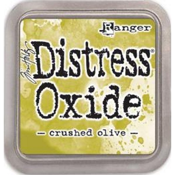 Ranger Tim Holtz Distress Oxide Ink Pad Crushed Olive - 4 for £24