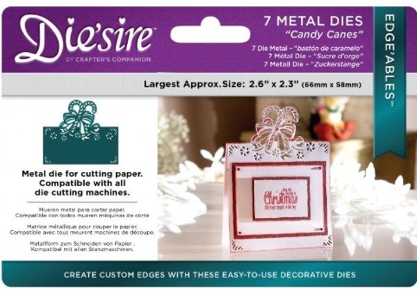 Die'sire Edge'ables Christmas Metal Die - Candy Canes