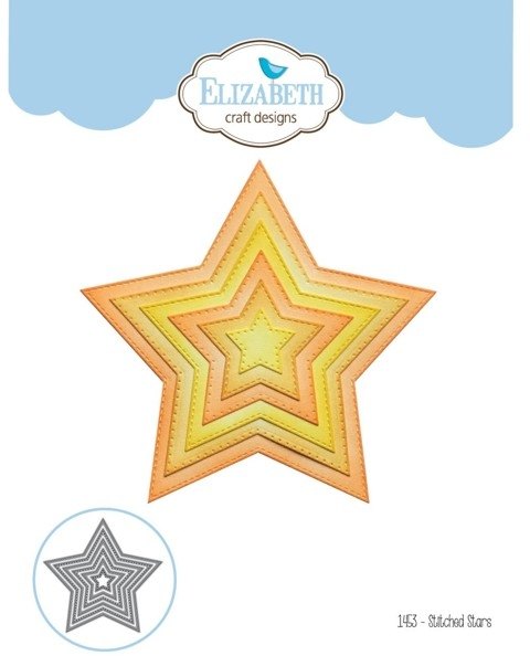Elizabeth Crafts Elizabeth Craft Designs - Stitched Stars 1453
