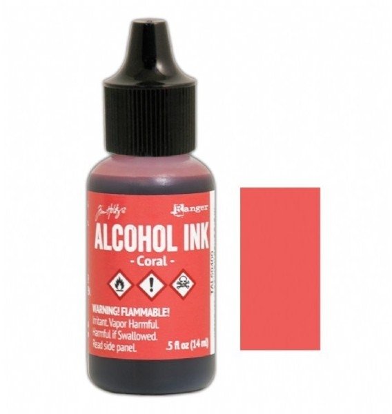 Ranger Ranger Tim Holtz Adirondack Alcohol Ink Coral – £4.81 off any 4 Alcohol Inks