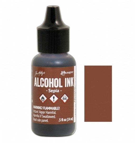 Ranger Ranger Tim Holtz Adirondack Alcohol Ink Sepia - £4.81 Off Any 4 Alcohol Inks