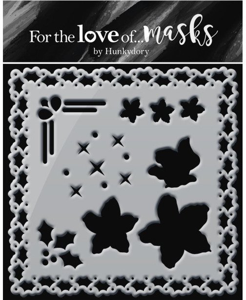 Hunkydory MASK: For the Love of Masks - Christmas Rose Lantern