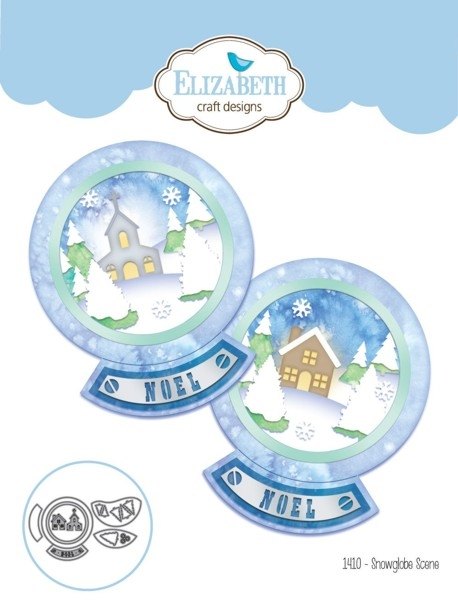 Elizabeth Crafts Elizabeth Craft Designs - Snowglobe Scene 1410