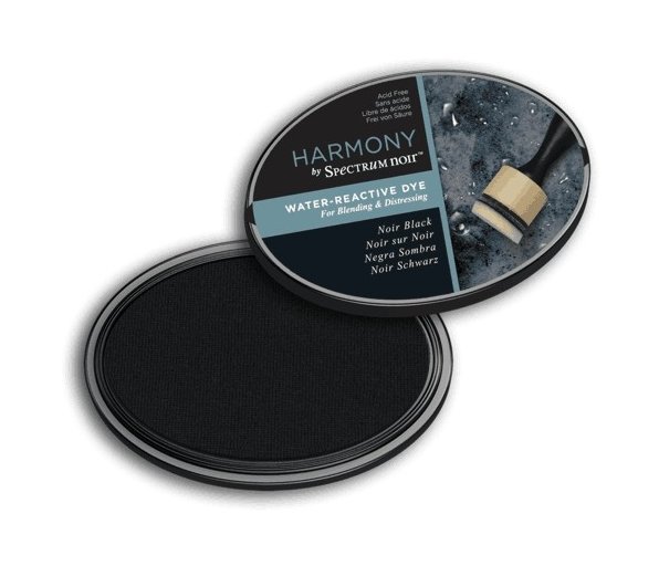 Spectrum Noir Ink Pad Harmony Water Reactive Noir Black - 4 for £16