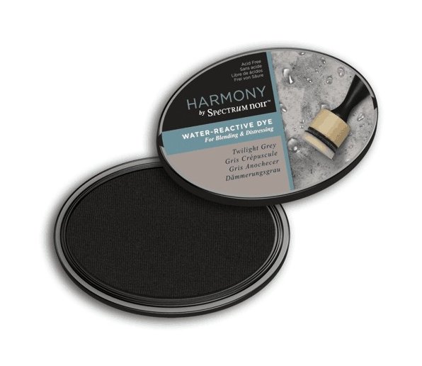 Crafter's Companion Spectrum Noir Ink Pad Harmony Water Reactive Twilight Grey - 4 for £16