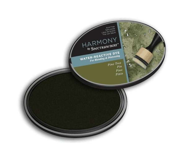 Crafter's Companion Spectrum Noir Ink Pad Harmony Water Reactive Pine Tree - 4 for £16