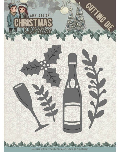 Amy Design Amy Design - Christmas Wishes - Champagne Dies