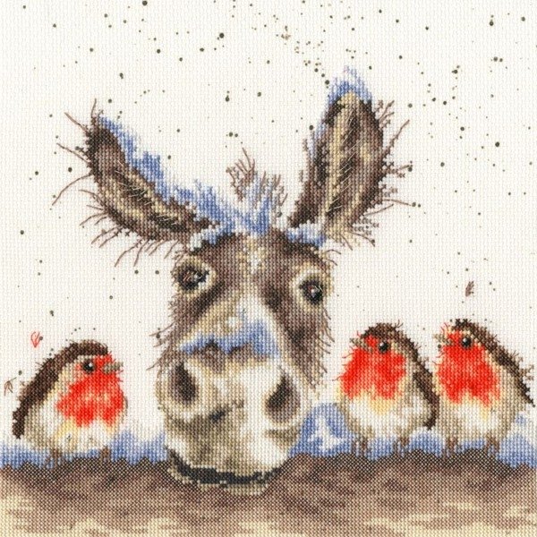 Bothy Threads Bothy Threads Christmas Donkey Counted Cross Stitch Kit by Hannah Dale