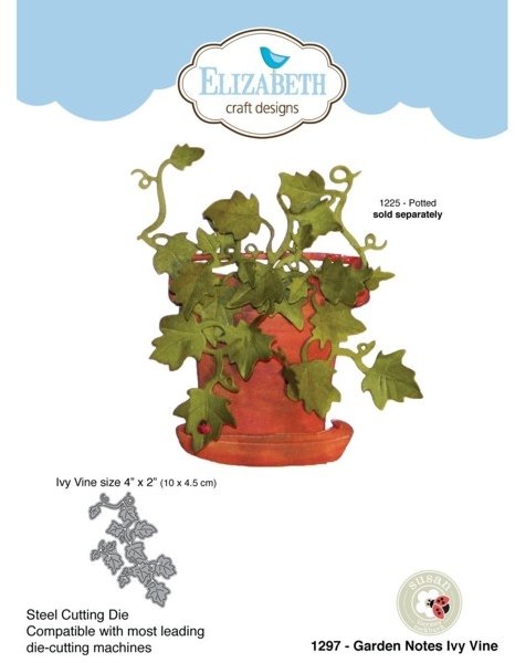 Elizabeth Crafts Elizabeth Craft Designs - Garden Notes - Ivy Vine 1297