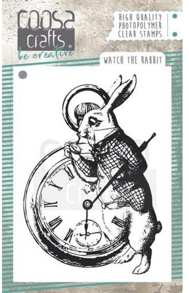 Coosa COOSA Crafts Clear Stamps A7 - Watch the Rabbit